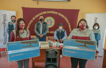 Southern Perú entrega capital semilla a proyecto productivo en Locumba