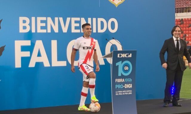 Falcao asegura que su sueño es “darle muchos goles y alegrías” al Rayo Vallecano