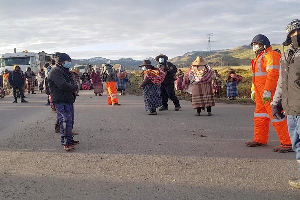 MMG anuncia pronta paralización de Las Bambas por bloqueos