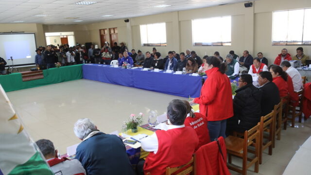 Agenda de ministro Bellido posterga mesa de diálogo de Candarave