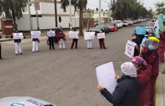 GRT: Obstetras realizan plantón exigiendo programación de horas extras