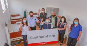 Southern Perú implementa área Covid en Centro de Salud de Locumba