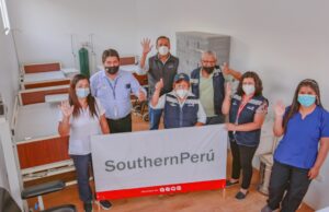 Southern Perú implementa área Covid en Centro de Salud de Locumba