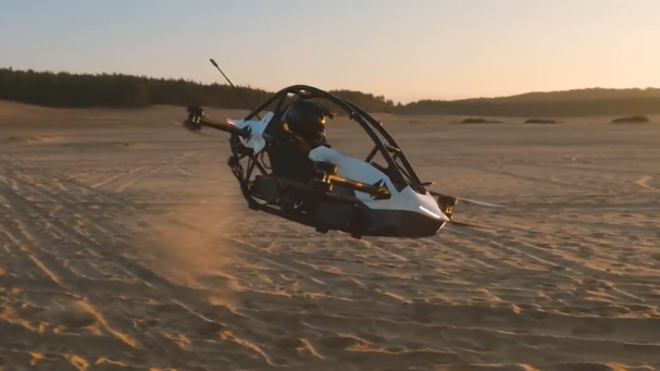 Lanzan al mercado un coche volador que solo pesa 40 kilos y no requiere licencia