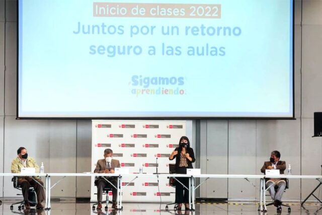 Gobierno impulsa el retorno seguro a las clases presenciales
