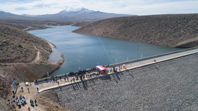 Southern Perú y Midagri inauguran represa Cularjahuira para impulsar agro en Candarave