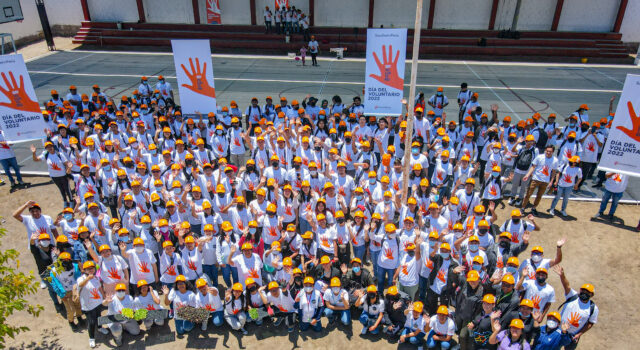 1200 personas en 5 regiones desarrollaron acciones solidarias en el «Día del Voluntario» promovido por Southern Perú