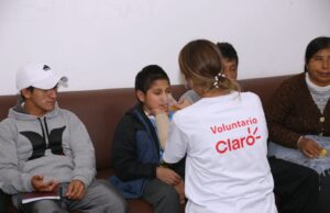 En este año la Red de Voluntarios Claro ayudó a más de 2 mil personas en el país