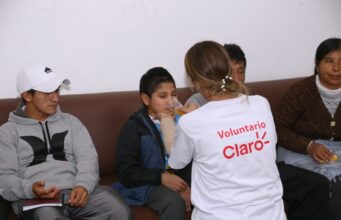 En este año la Red de Voluntarios Claro ayudó a más de 2 mil personas en el país